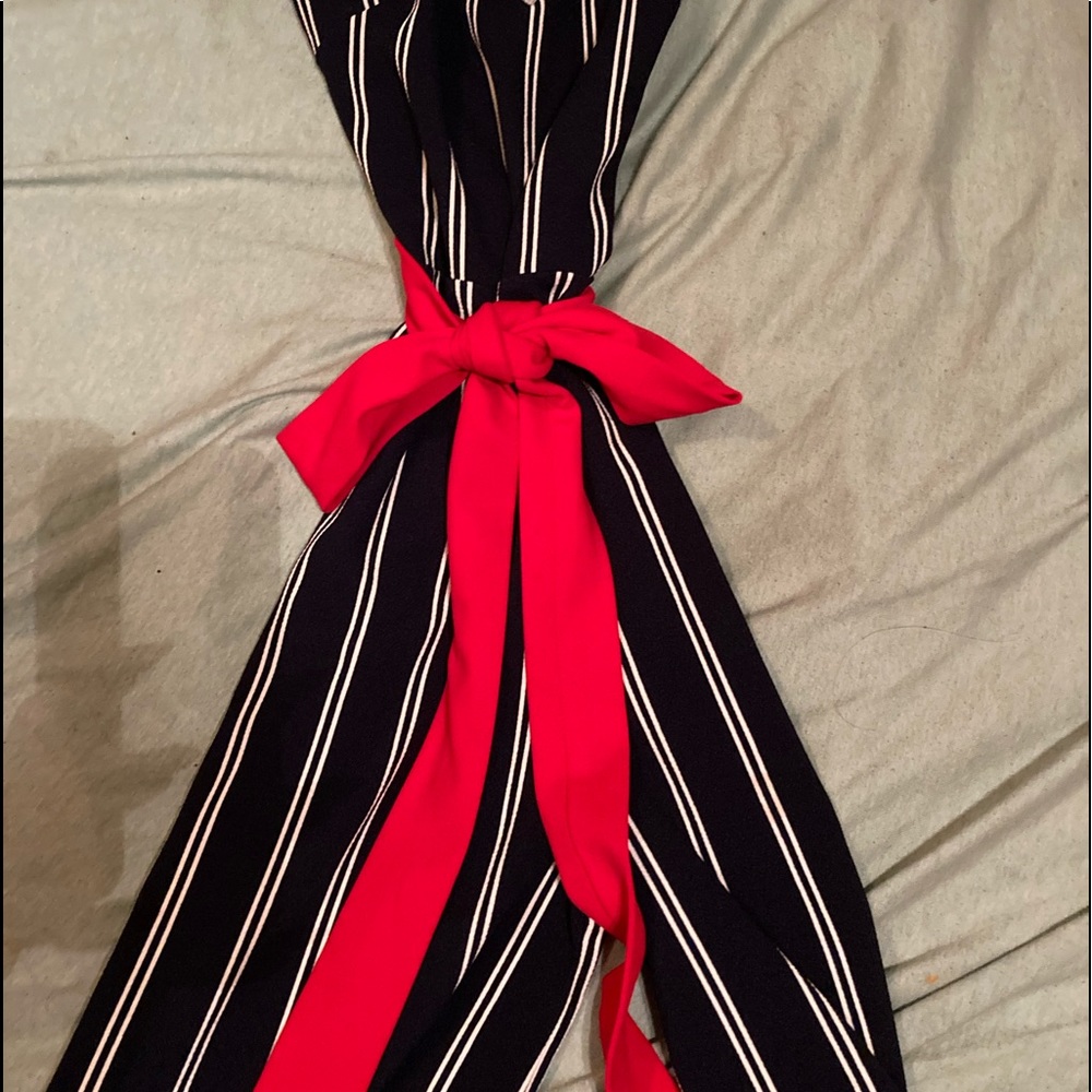 Striped romper